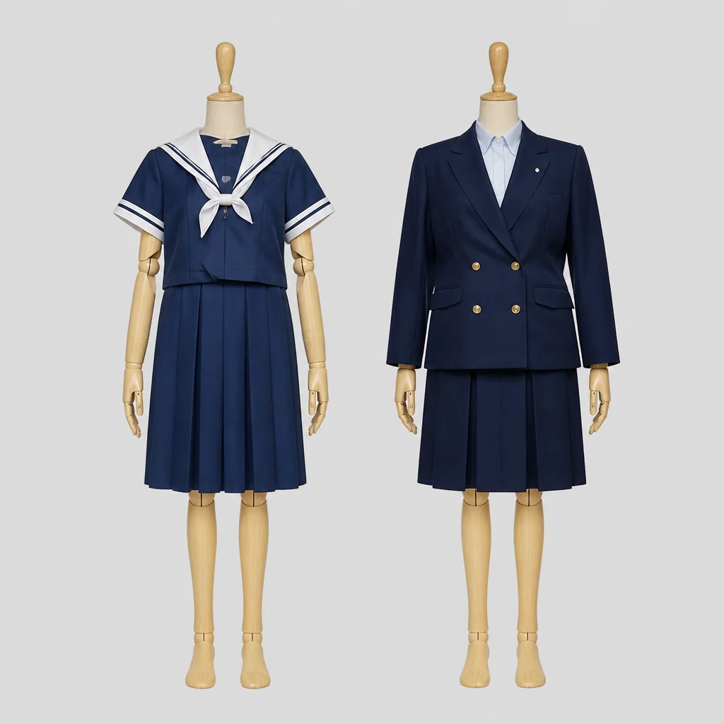 熊本学園大学付属高校の制服のイメージ