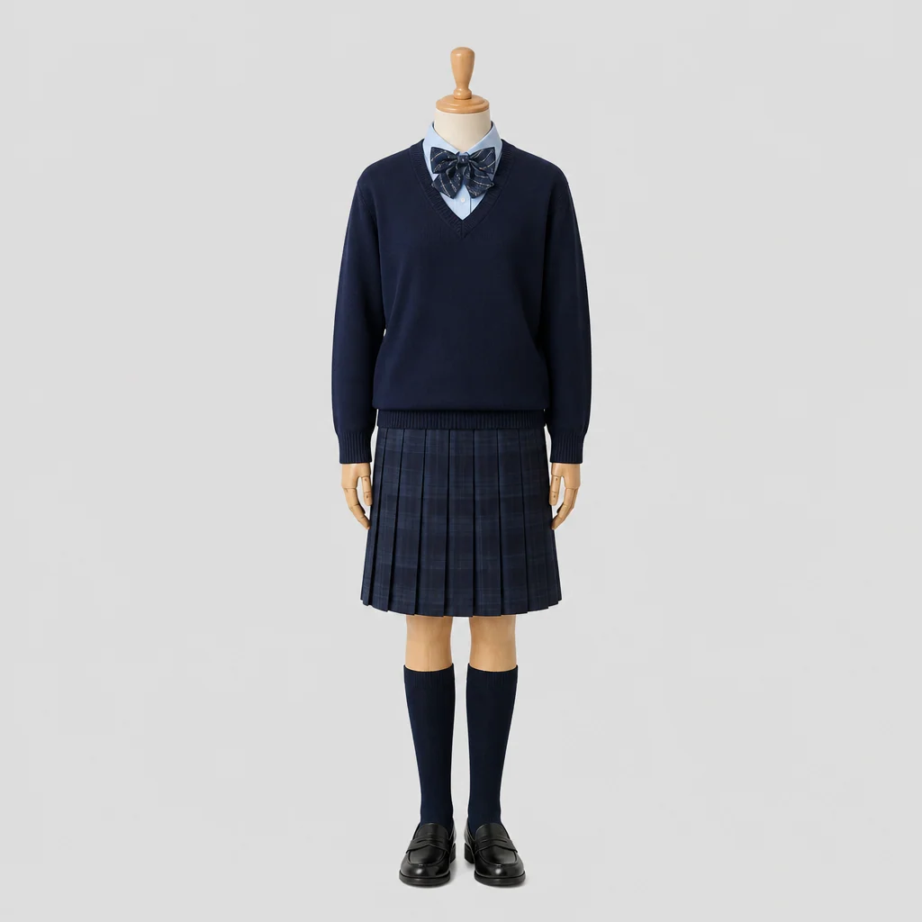 玉名女子高校の女子の制服のイメージ