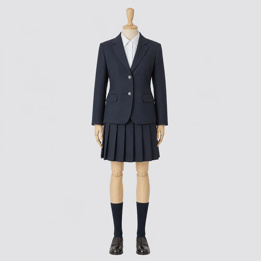 柳ヶ浦高校の制服のイメージ
