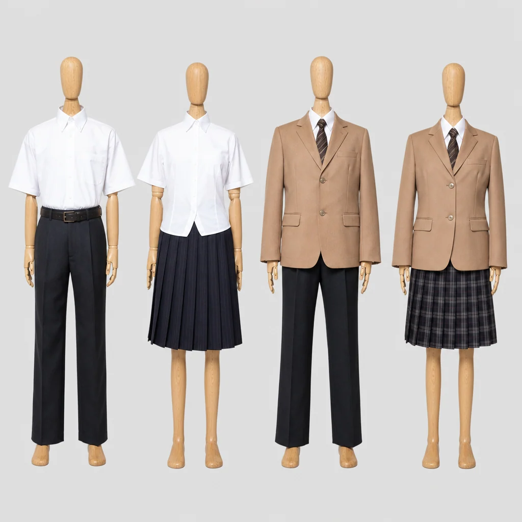 日向学院高校の制服のイメージ