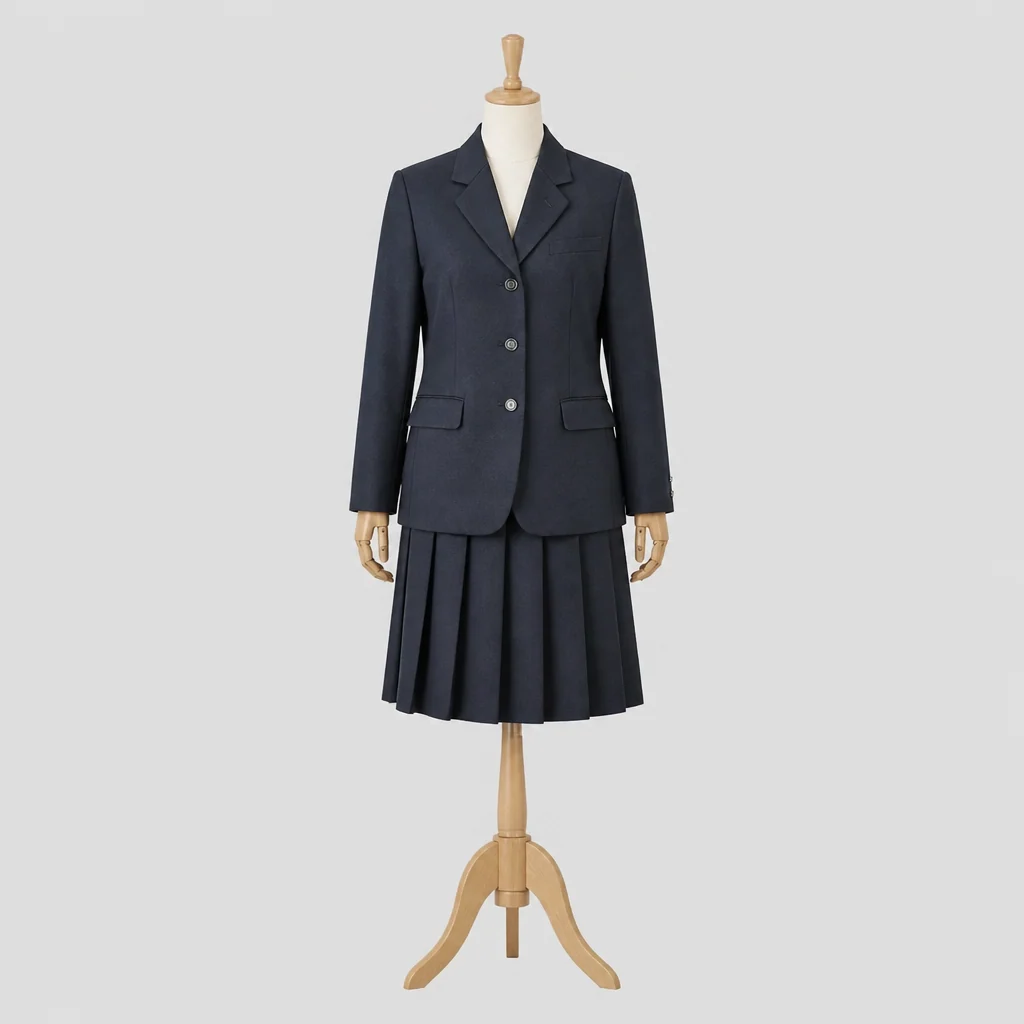 都城高校の女子の制服のイメージ