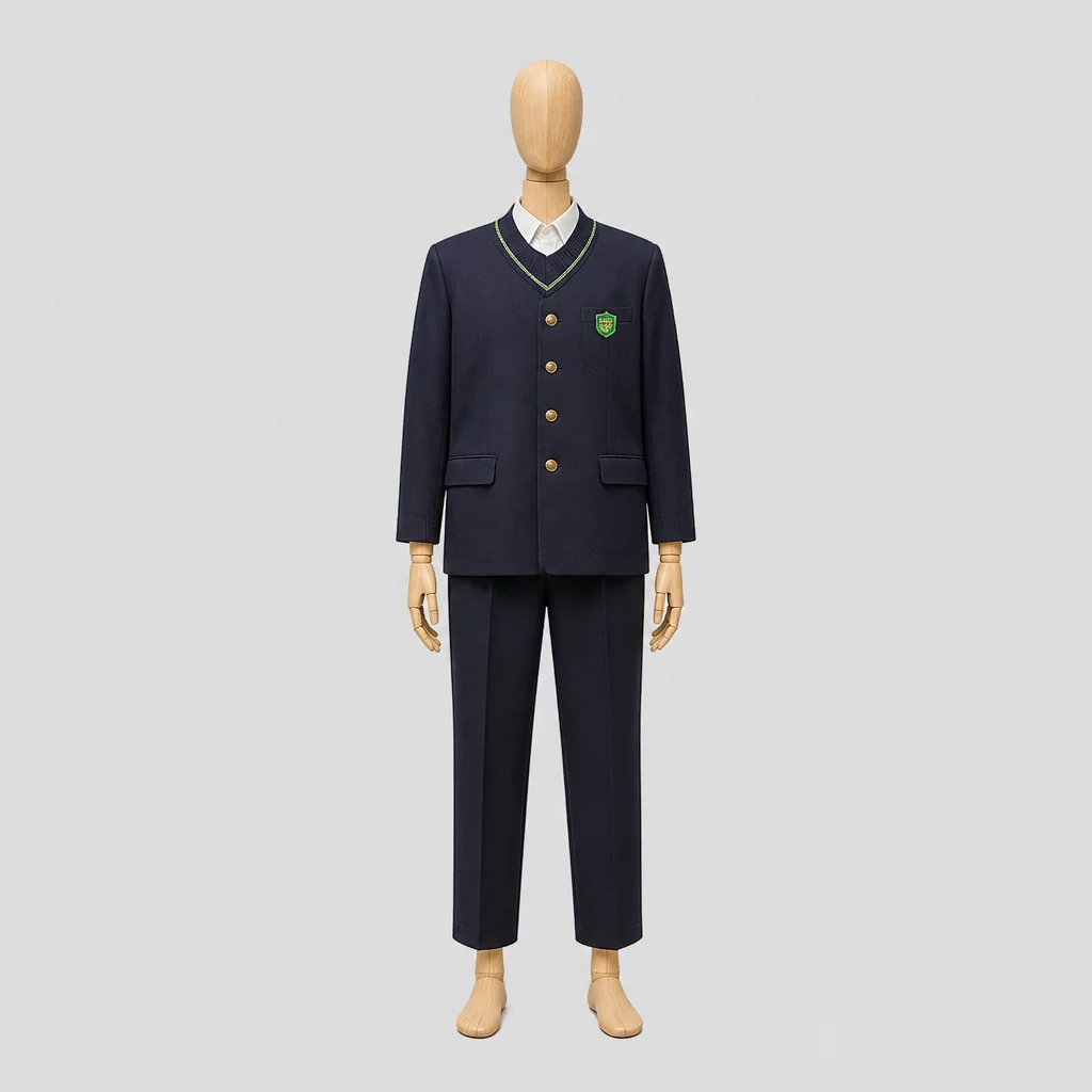 薩南工業高校の男子の制服のイメージ