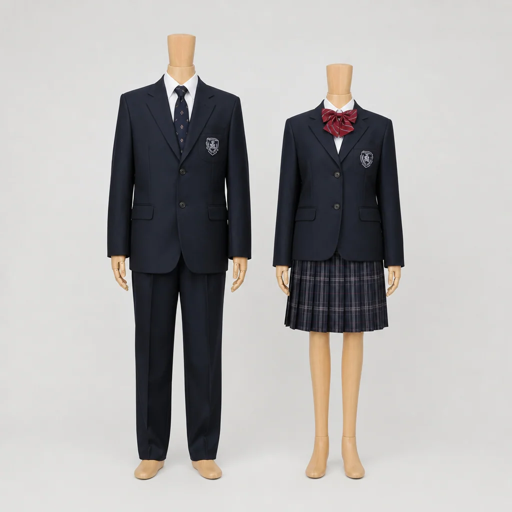明桜館高校の制服のイメージ