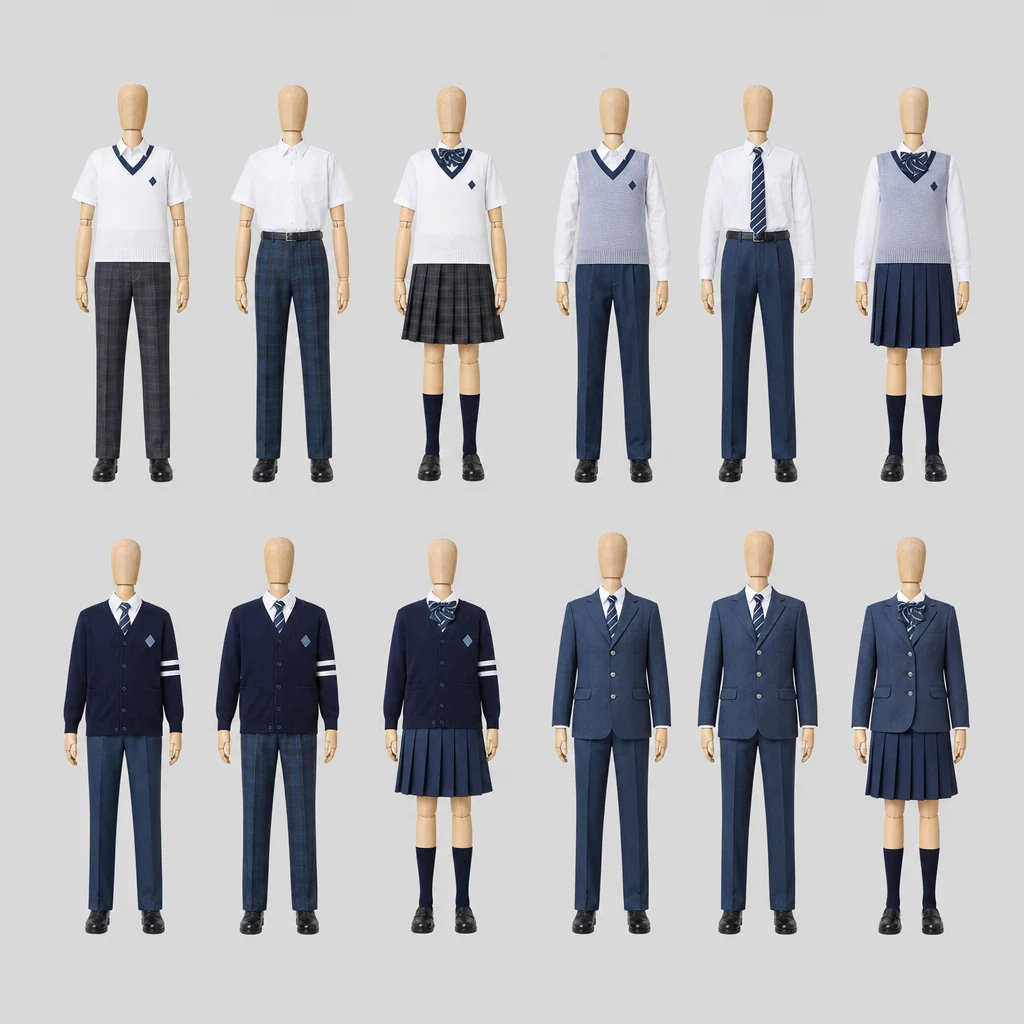 れいめい高校の制服のイメージ