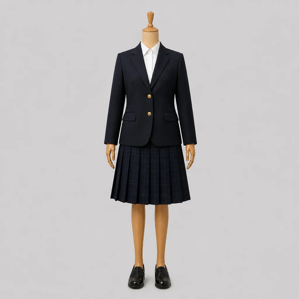 那覇商業高校の女子の制服のイメージ