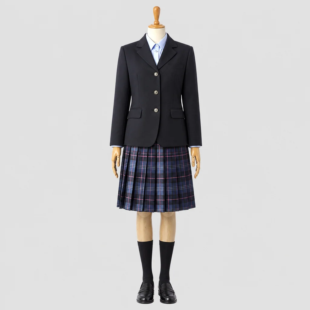南風原高校の女子の制服のイメージ